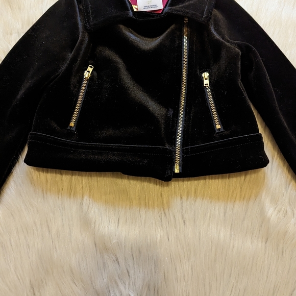 Oshkosh B'gosh black velvet jacket size 2T - Picture 4 of 7
